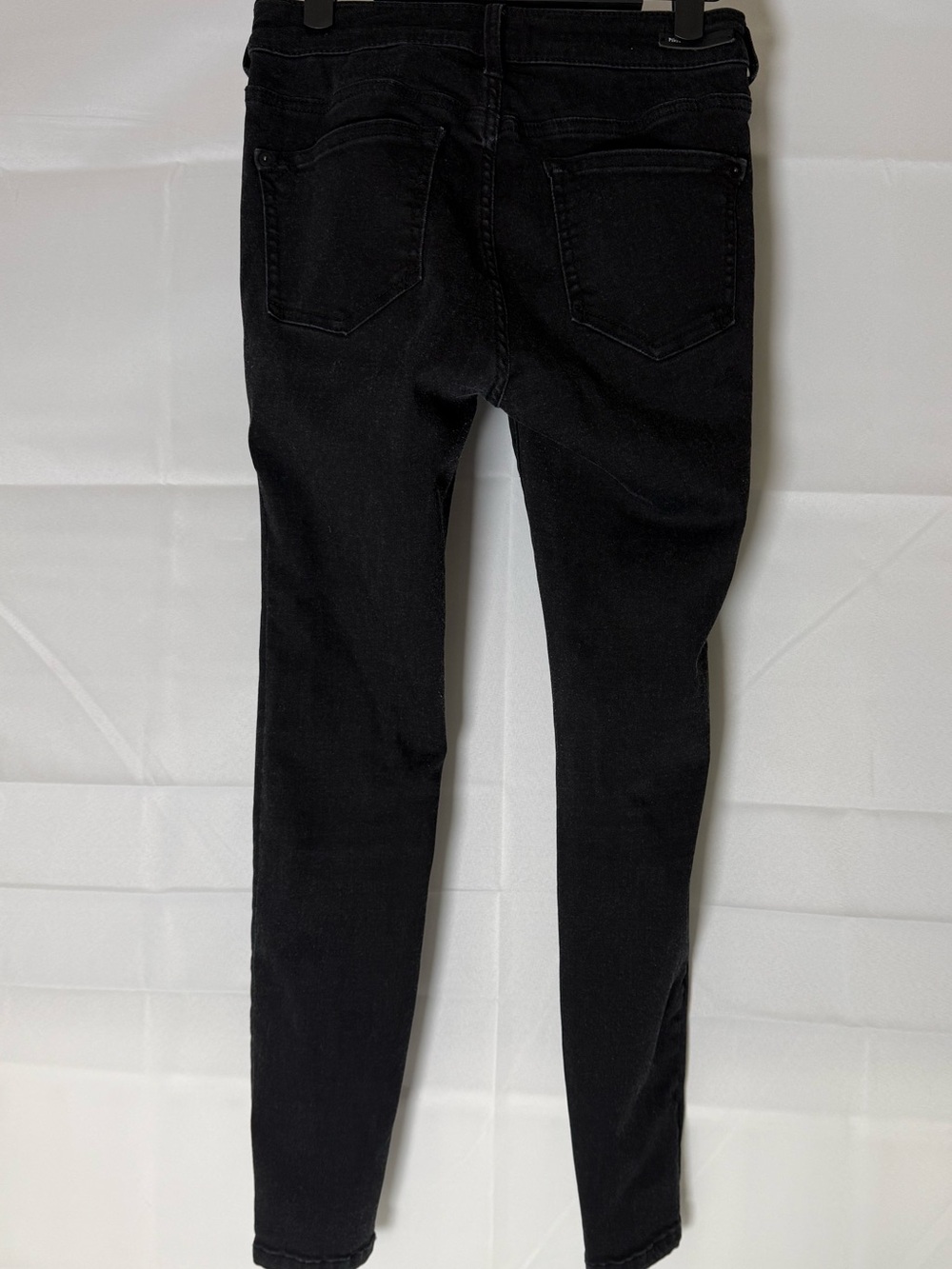 Anthropologie Pilcro High Rise Stretch Ankle Skinny Jeans Black 26 - Picture 3 of 14